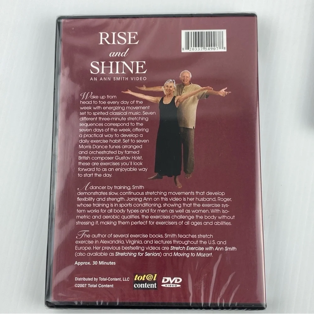 Ann Smith Stretching DVDs 3 Lot Sealed New Seniors Workout Exercise - Picture 9 of 9